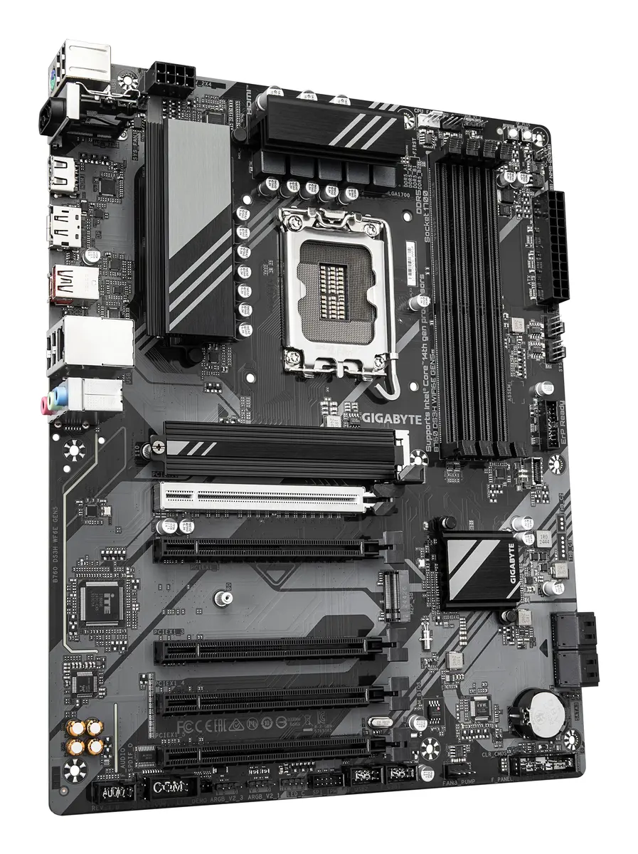 Bekijk afbeelding 2 van Gigabyte 1700 B760 DS3H WIFI6E GEN5 - DDR5/2xM.2/DP/HDMI